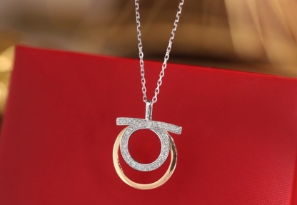 18k Gold Diamond Necklace with 0.20ct Natural Diamond