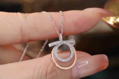 18k Gold Diamond Necklace with 0.20ct Natural Diamond