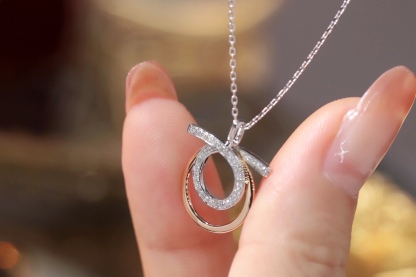 18k Gold Diamond Necklace with 0.20ct Natural Diamond