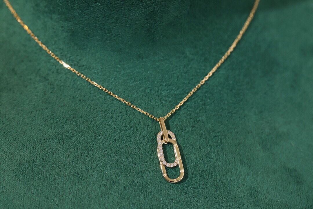 18k Gold Diamond Necklace with 0.15ct Natural Diamond