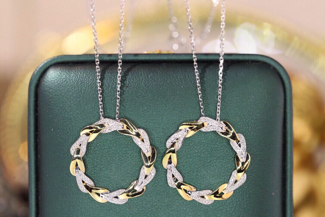 18k Gold Diamond Necklace with 0.15ct Natural Diamond