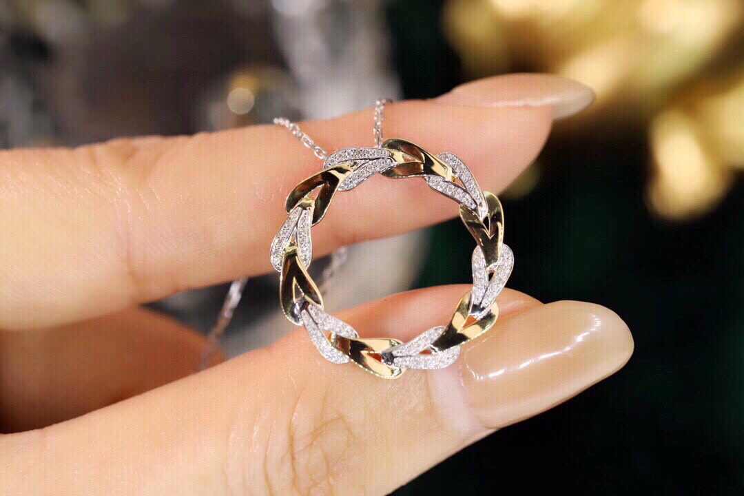 18k Gold Diamond Necklace with 0.15ct Natural Diamond