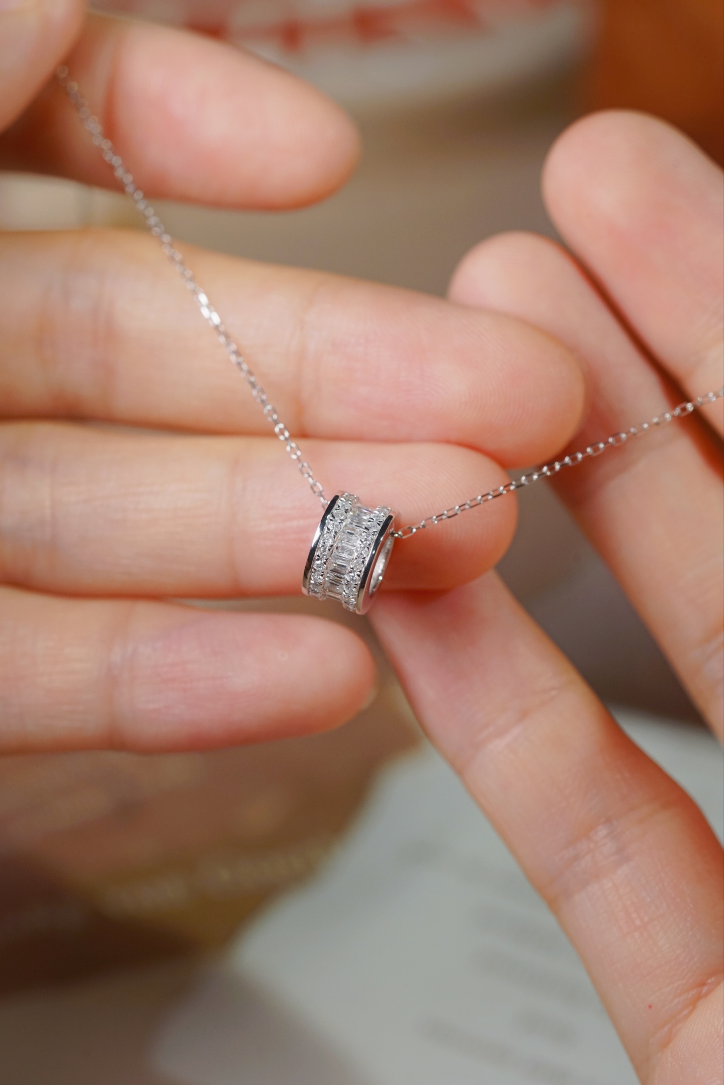 18k Gold Diamond Necklace with 0.50ct Natural Diamond
