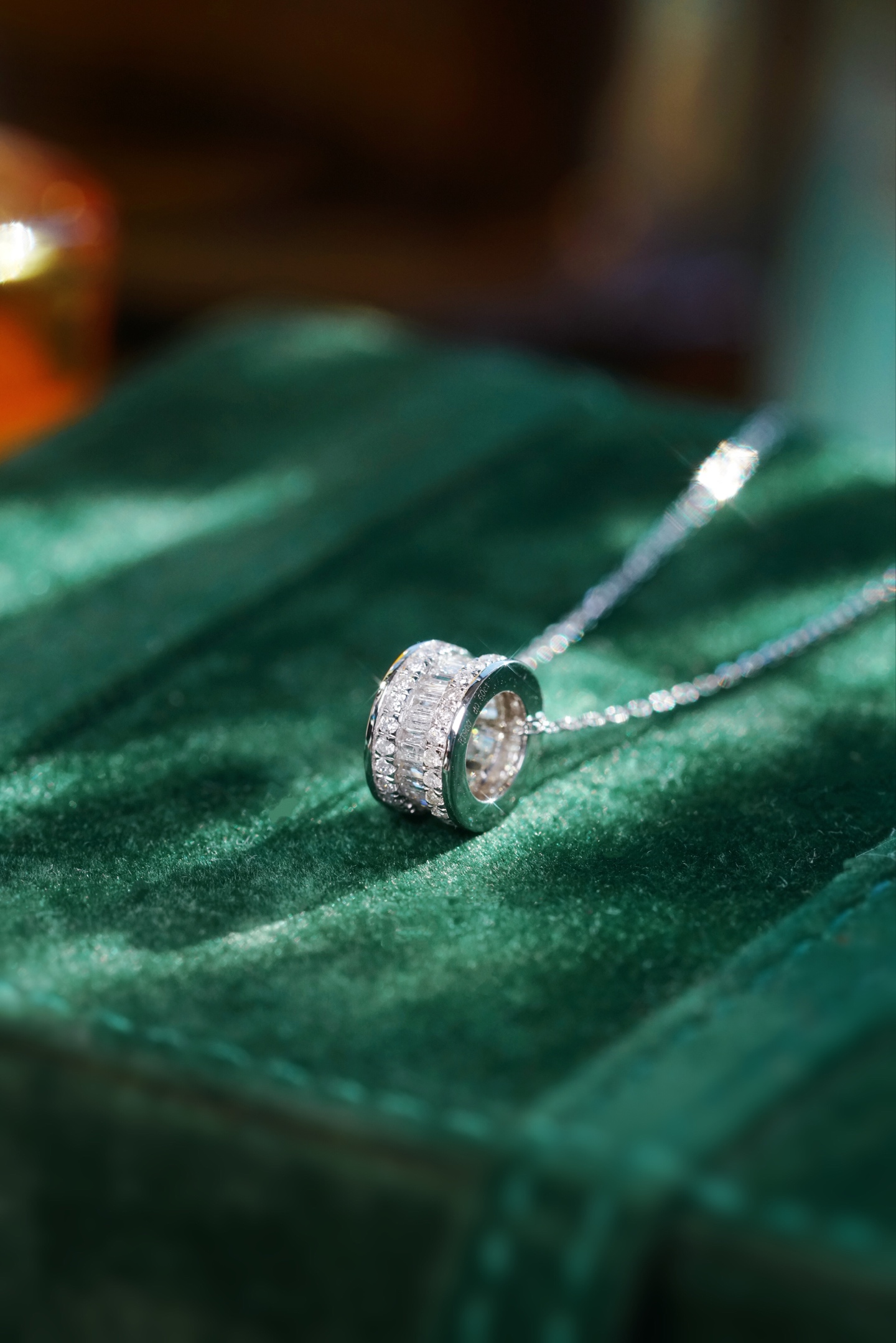 18k Gold Diamond Necklace with 0.50ct Natural Diamond