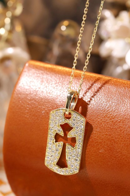 18k Gold Diamond Necklace with 0.50ct Natural Diamond