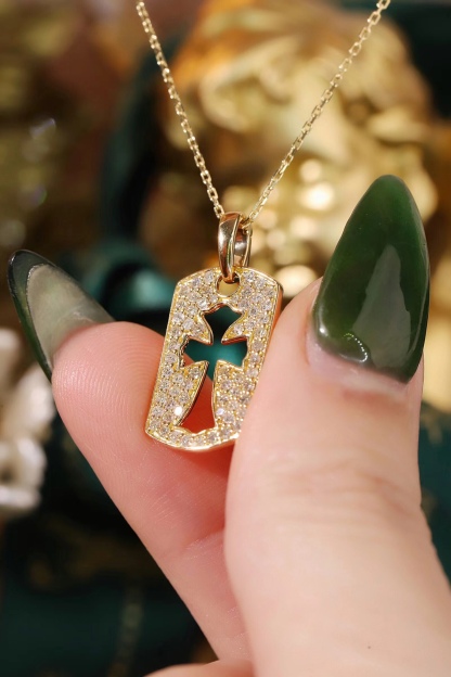 18k Gold Diamond Necklace with 0.50ct Natural Diamond