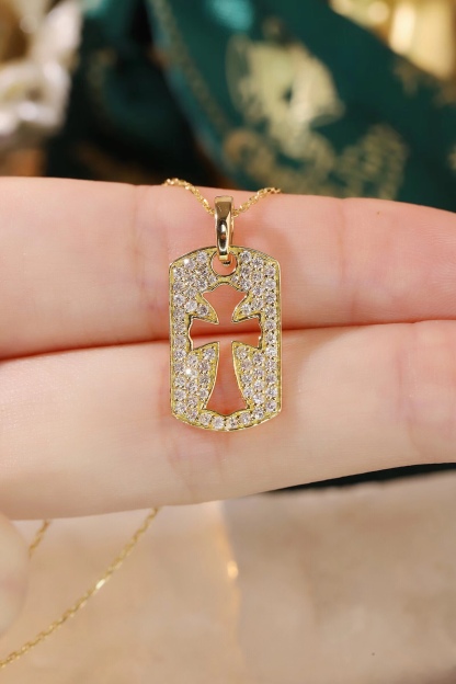 18k Gold Diamond Necklace with 0.50ct Natural Diamond