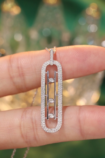 18k Gold Diamond Necklace with 0.50ct Natural Diamond