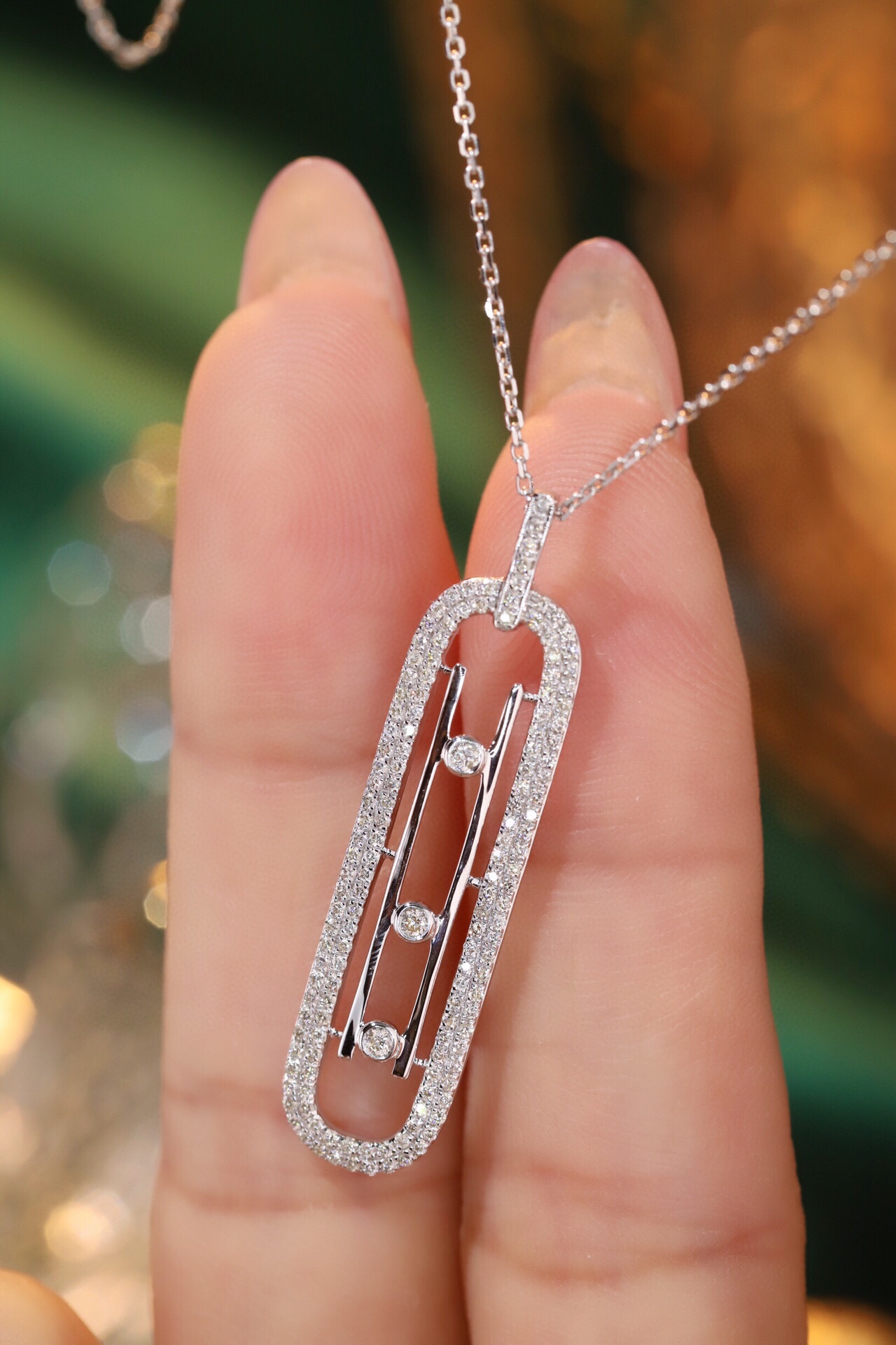 18k Gold Diamond Necklace with 0.50ct Natural Diamond