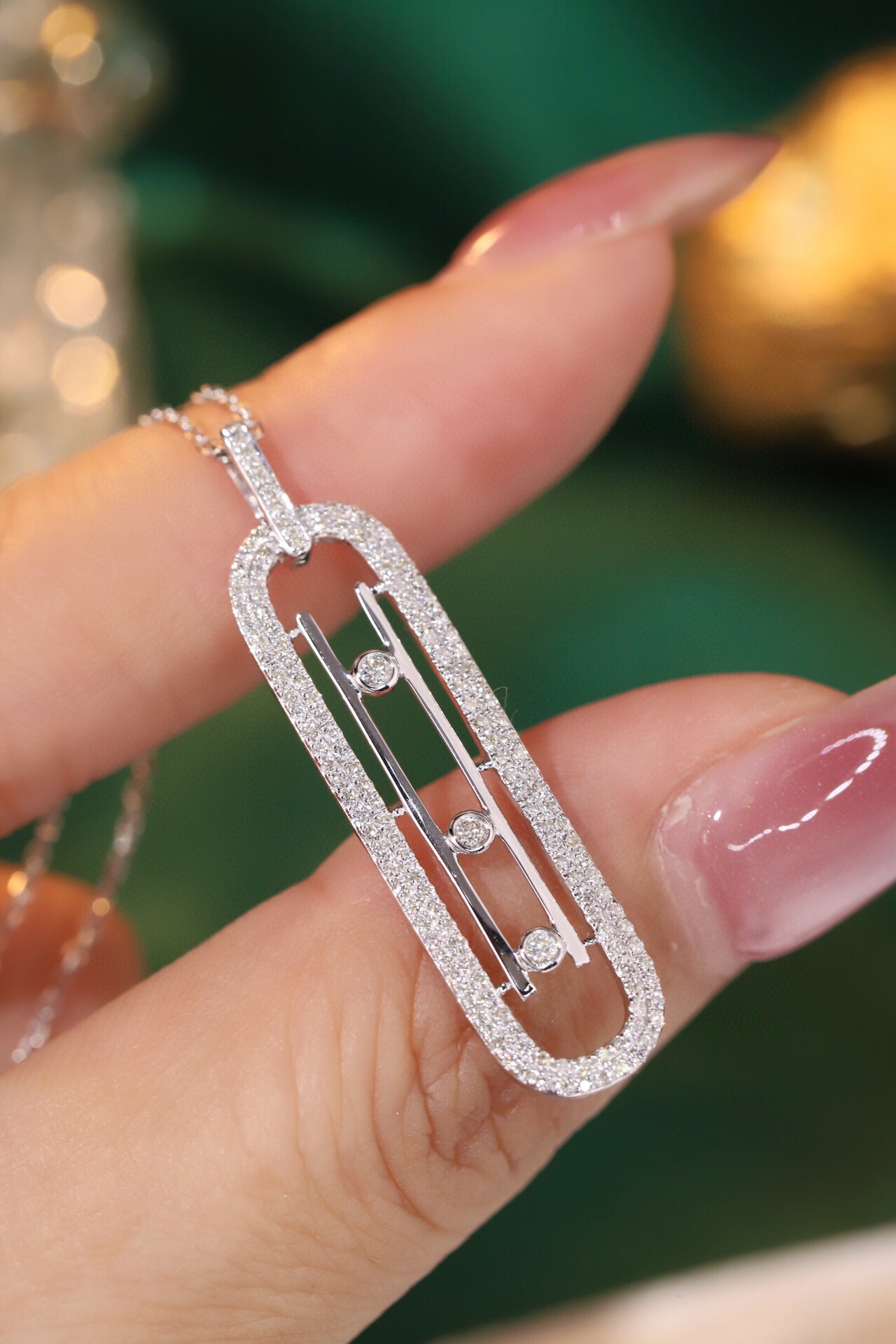 18k Gold Diamond Necklace with 0.50ct Natural Diamond