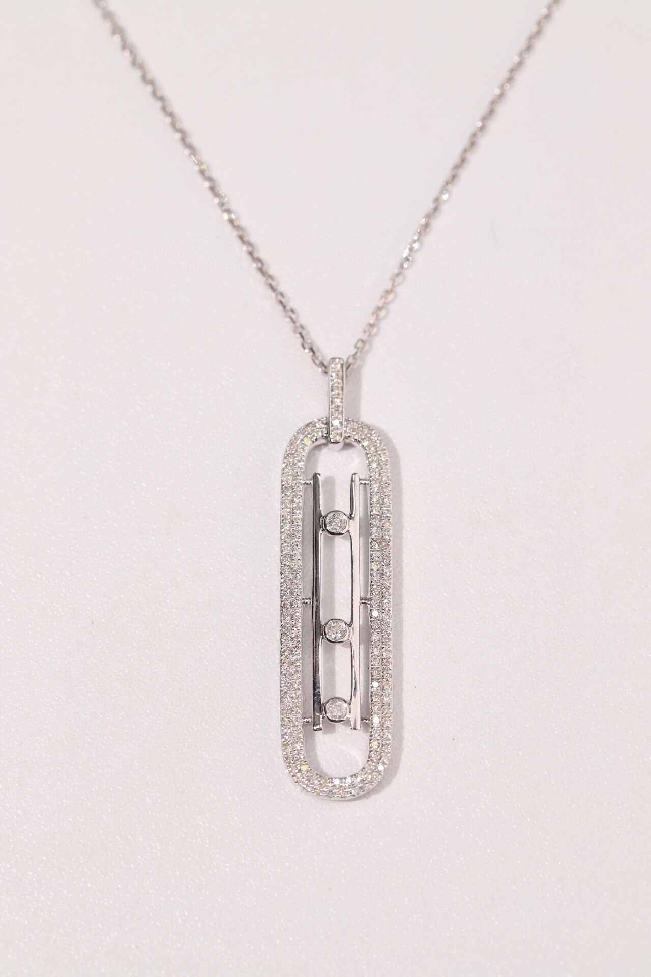 18k Gold Diamond Necklace with 0.50ct Natural Diamond