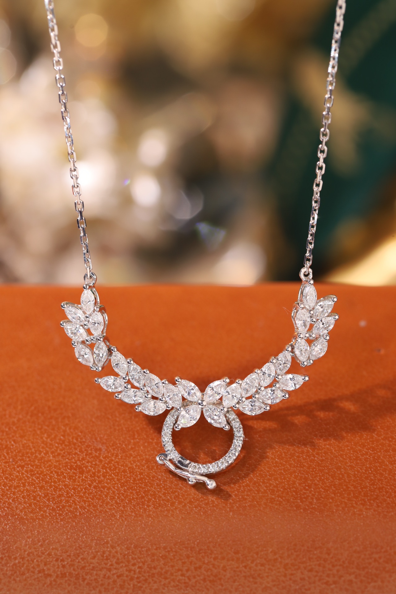 18k Gold Diamond Necklace with 1.50ct Natural Diamond