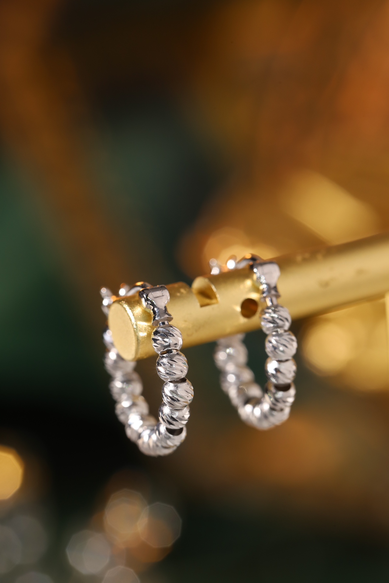 18k gold earrings