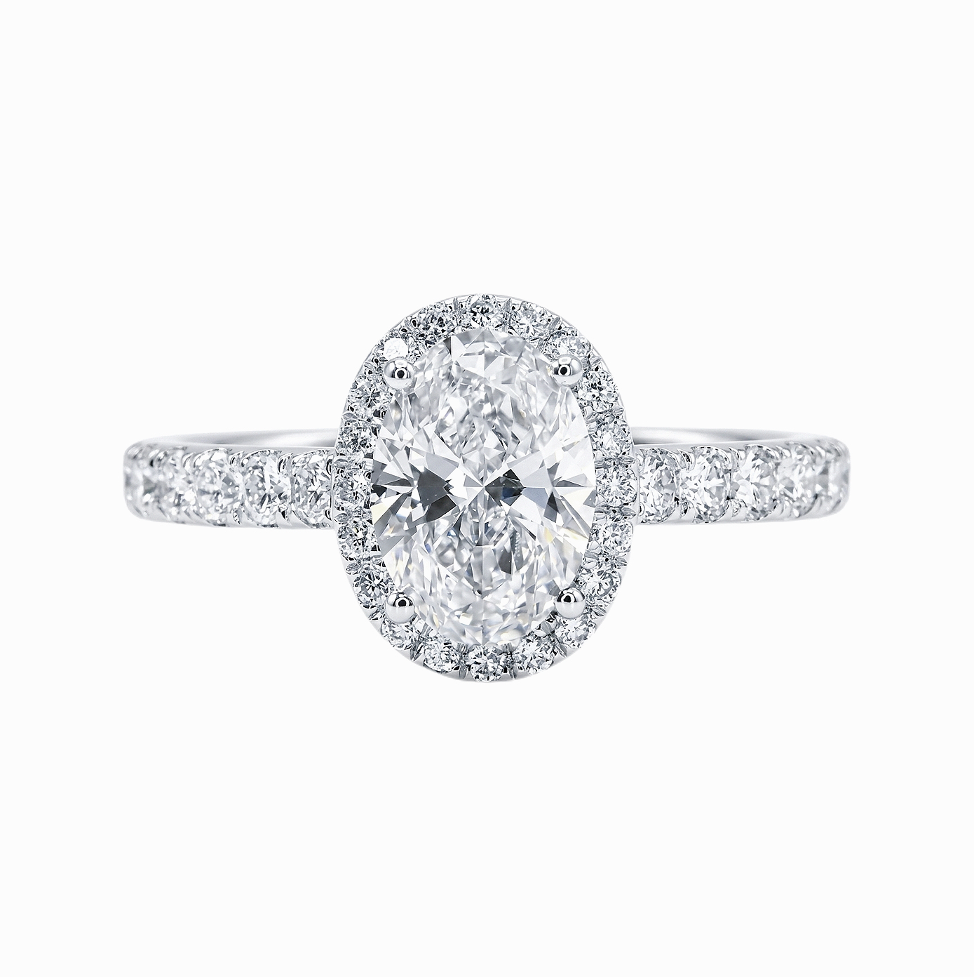 10k Gold Diamond Ring, Laboratory-Grown Diamond, 1.45ct
