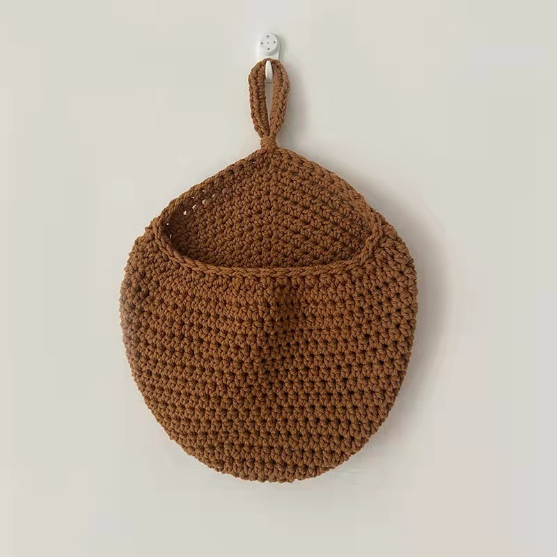 Hand-woven Hanging Storage Basket | Weaving natural textures into your home, elevating storage to an art form