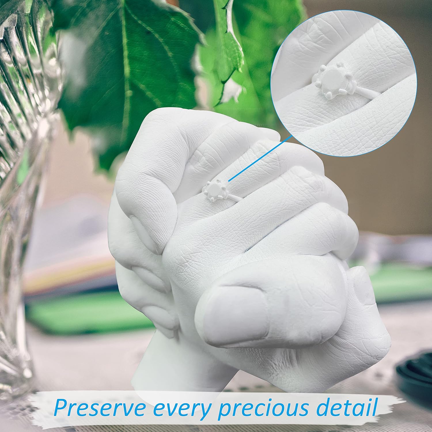 🎨Capture Family Bonds, Forge Eternity: DIY Hand Mold Kit