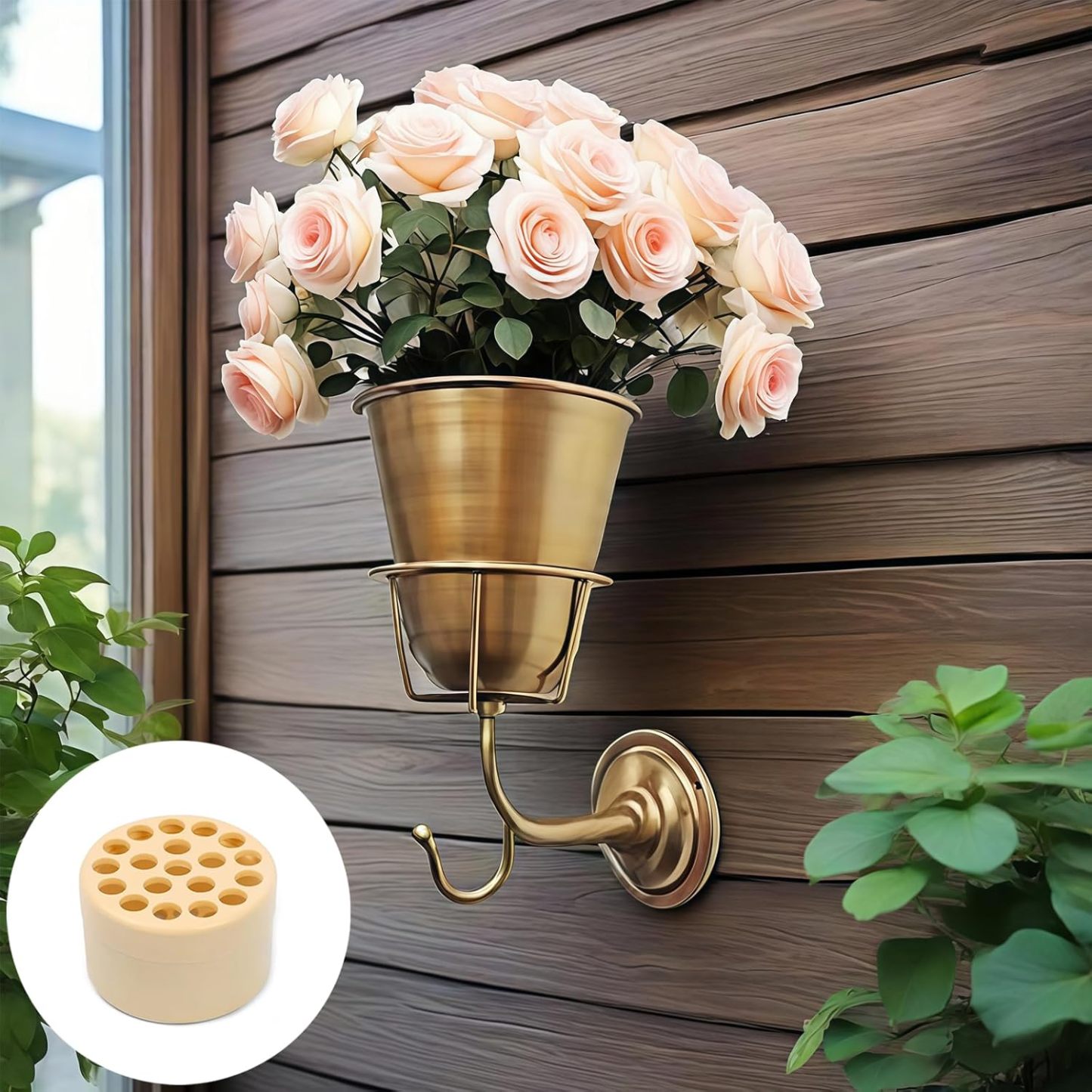 🌲🎁Christmas Gift 50% Off--🌿 The Timeless Brass Wall Planter Hook 