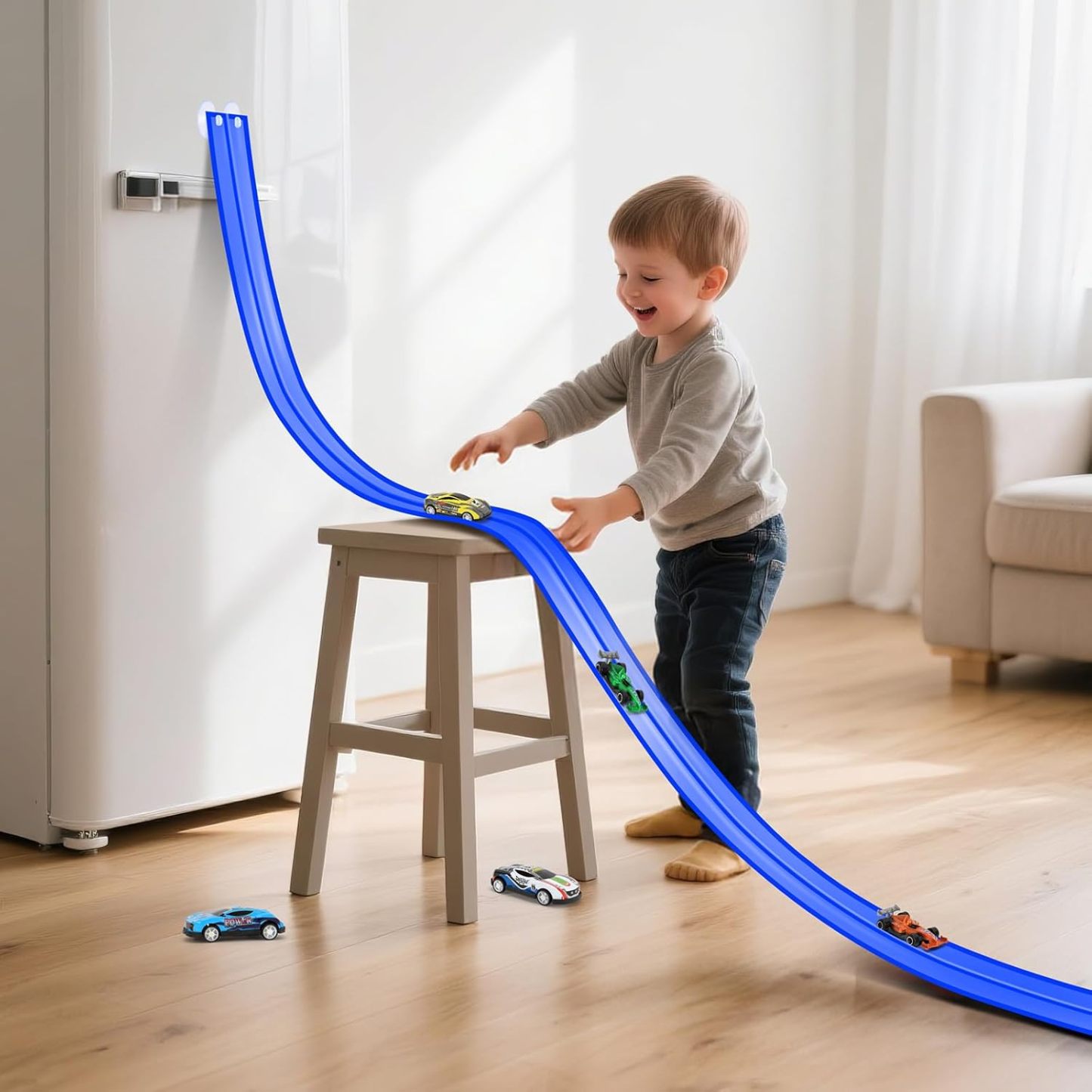 Elevate Playtime: The 5M Flexible 1:64 Race Track That Redefines Fun" High-End Slogan ✨