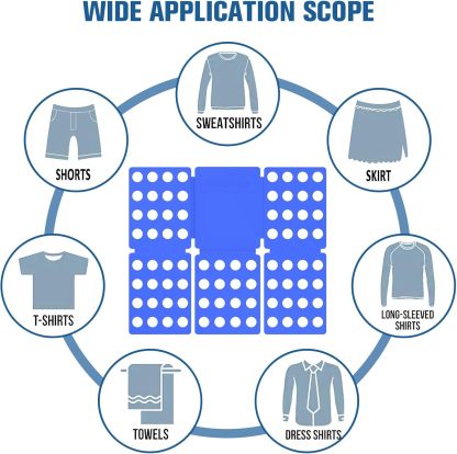Clothing folding board