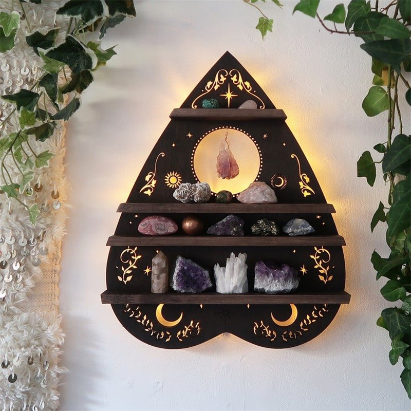 🌲🎁Christmas Gift 50% Off--Butterfly Carved Wooden Wall Shelf