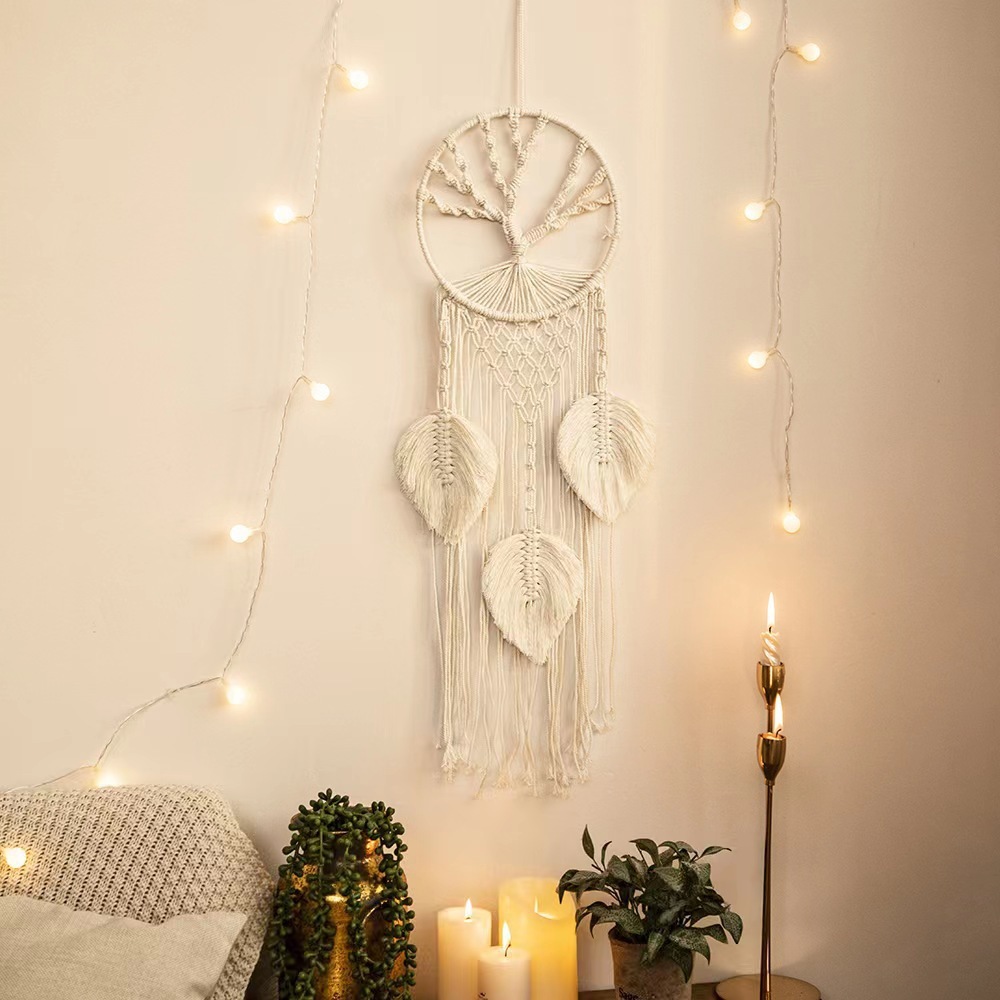 Cotton Rope Dreamcatcher | Nordic Style Wall Decor, Weaving a Touch of Luxury and Poetry into Your Space