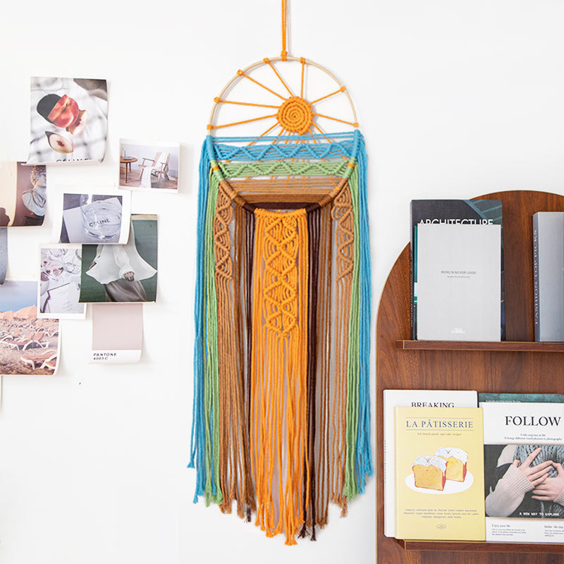 Cotton Rope Dreamcatcher | Nordic Style Wall Decor, Weaving a Touch of Luxury and Poetry into Your Space