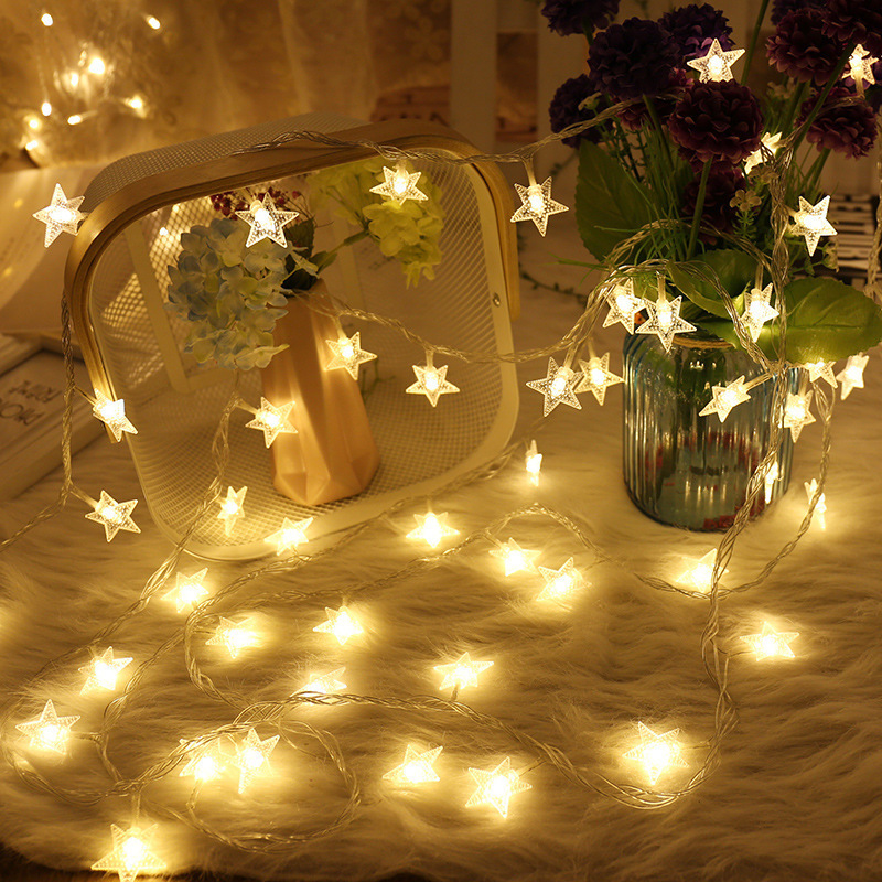 LED fairy lights, star lights, camping mood lights, Christmas outdoor decorative lights