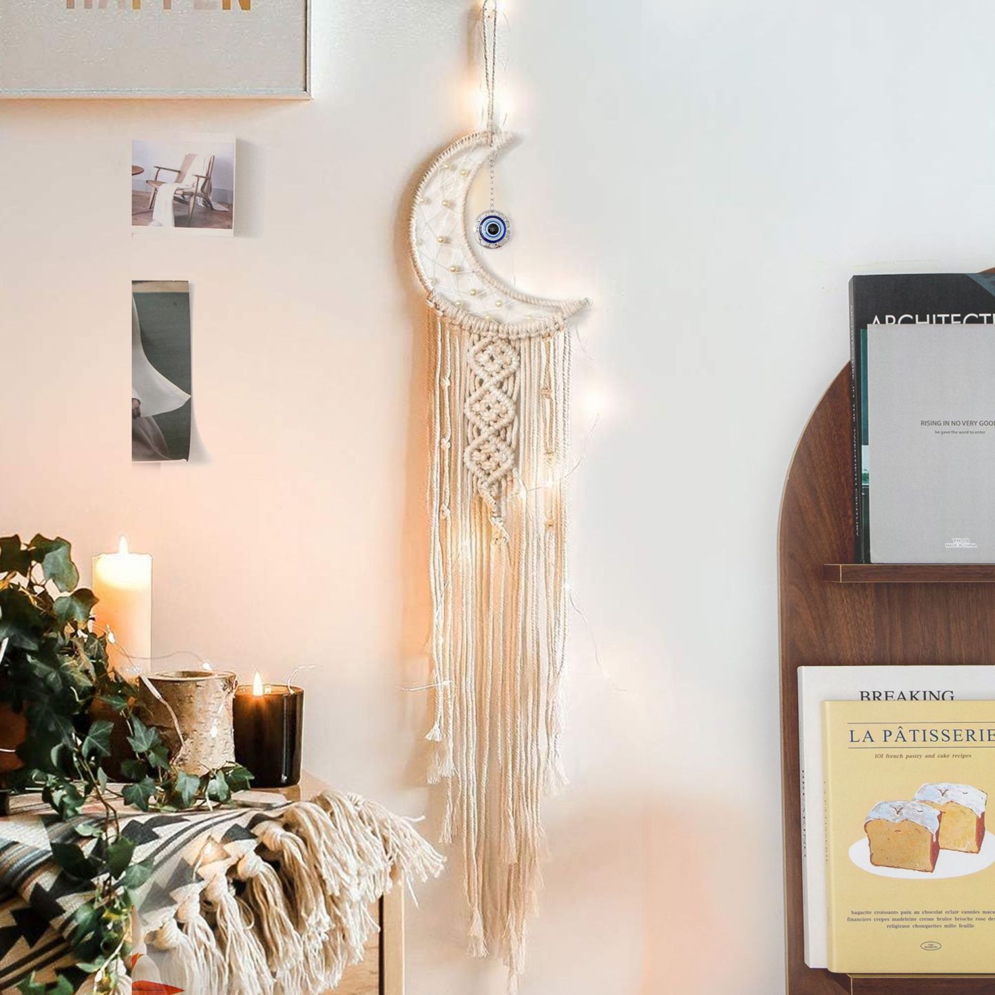 Cotton Rope Dreamcatcher | Nordic Style Wall Decor, Weaving a Touch of Luxury and Poetry into Your Space