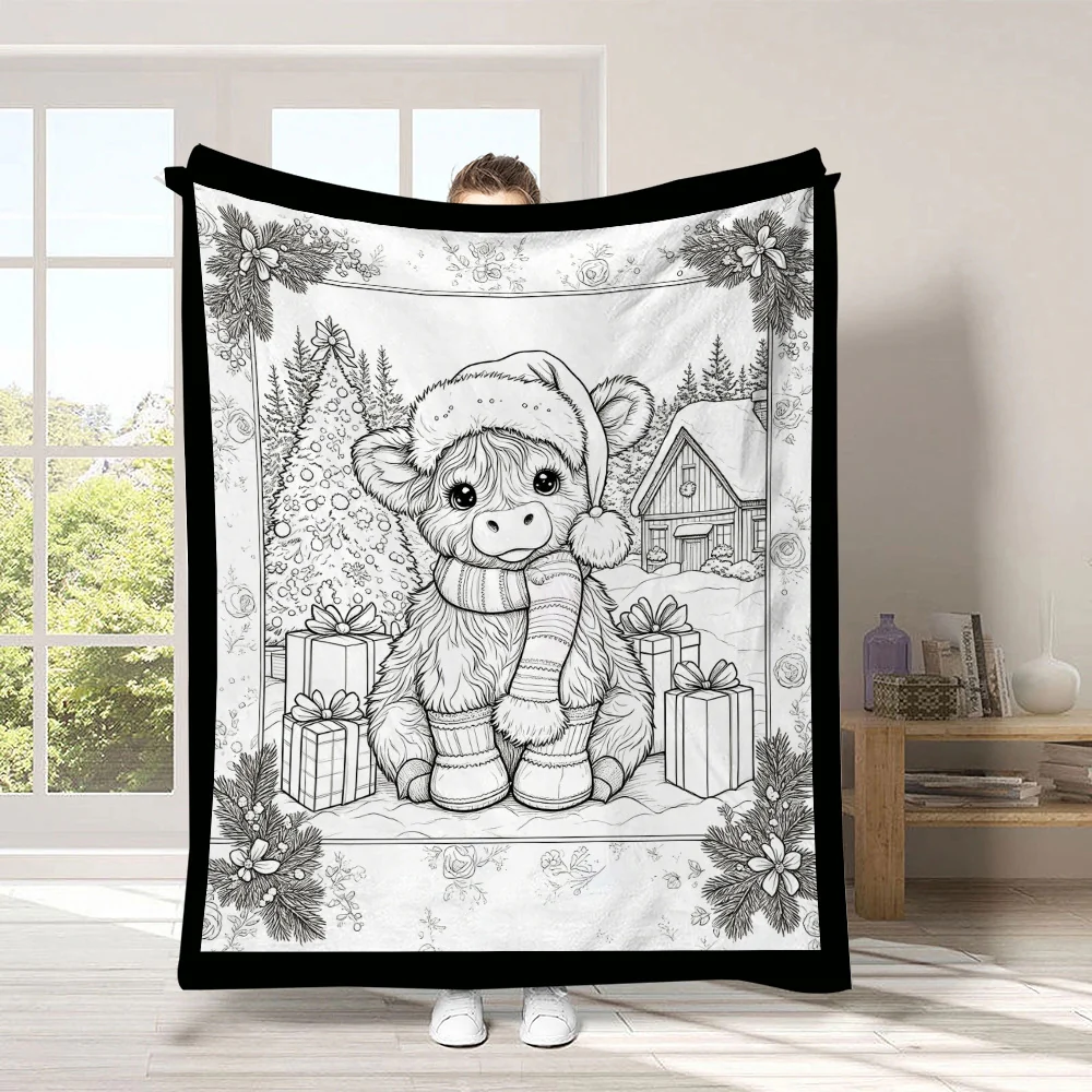 ✨Last Day 49% OFF🎨DIY Coloring Blanket with Markers🎁Perfect Gift For Family & Friends