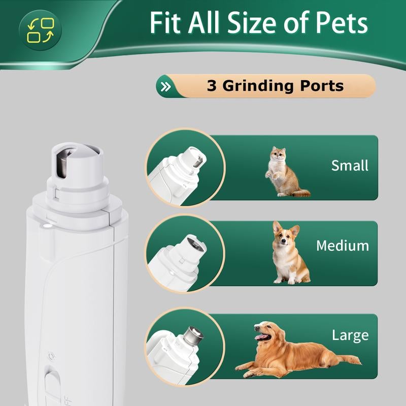 🎁SELLING FAST! 🔥 70K+ SOLD -2-in-1 pet nail polisher, dog nail clipper trimmer