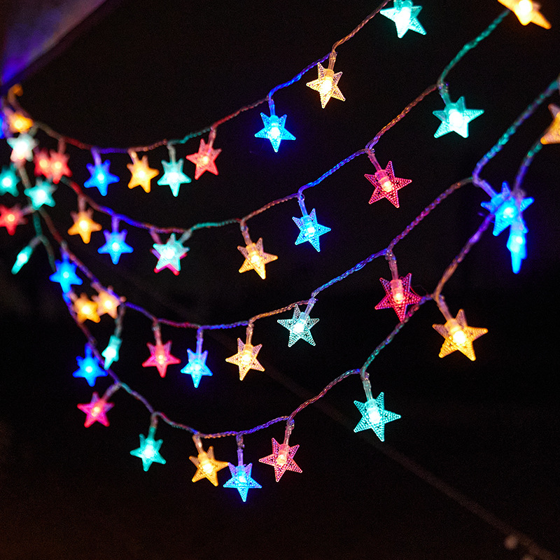 LED fairy lights, star lights, camping mood lights, Christmas outdoor decorative lights