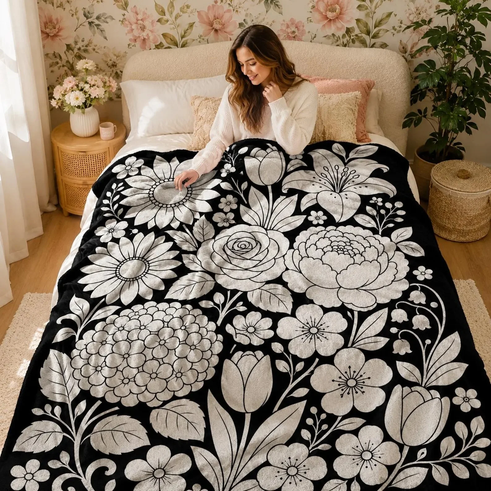 ✨Last Day 49% OFF🎨DIY Coloring Blanket with Markers🎁Perfect Gift For Family & Friends