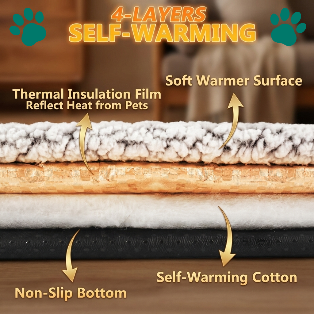 LovingPaws Cozy Self-Heating Pet Bed&trade;