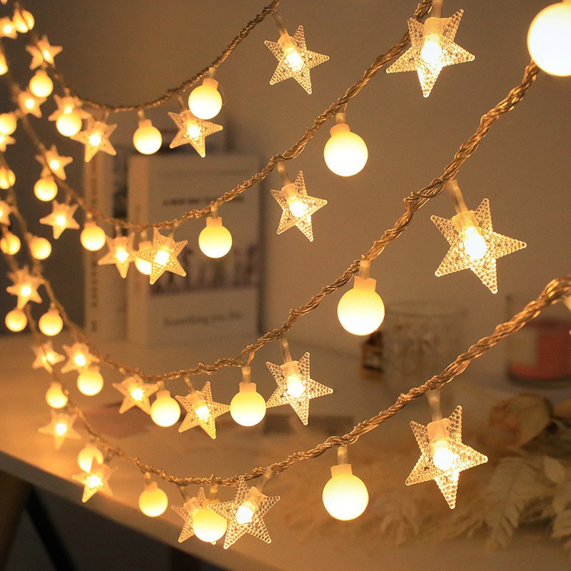 LED fairy lights, star lights, camping mood lights, Christmas outdoor decorative lights