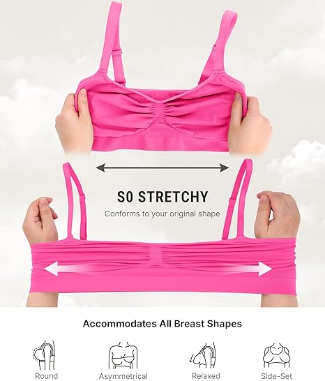 Jiawencolor™ Wire-free seamless support bra