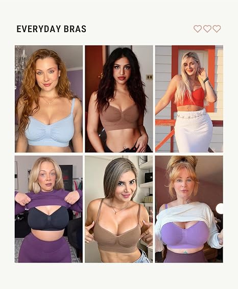 Jiawencolor™ Wire-free seamless support bra