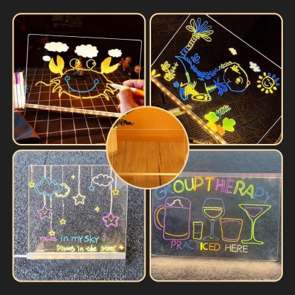 🌲🎁Christmas Gift 50% Off--Acrylic Mini Night Light Message Board