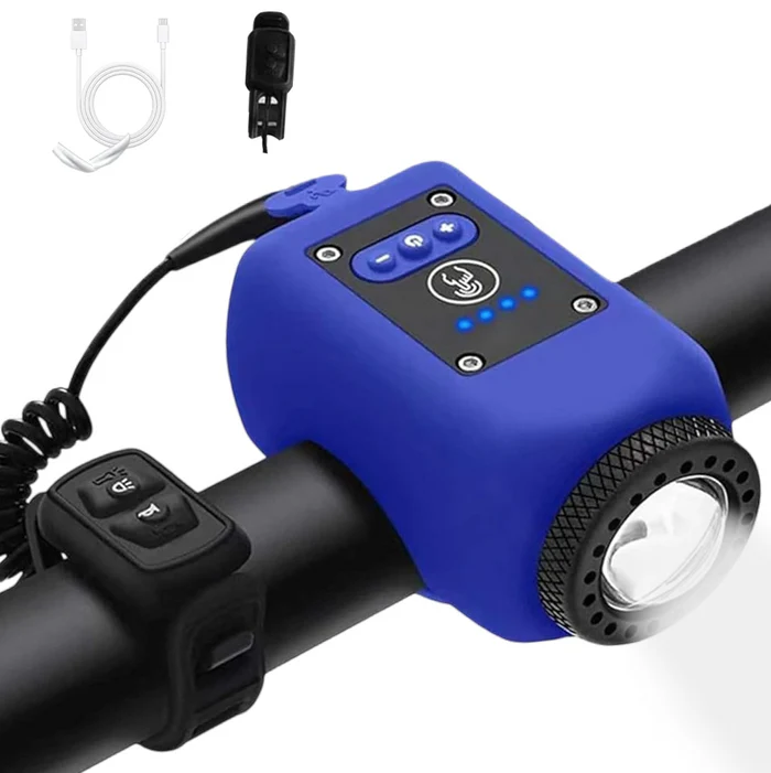 Bike Electronic Horn with Large Range Floodlight