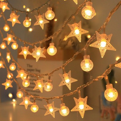 LED fairy lights, star lights, camping mood lights, Christmas outdoor decorative lights