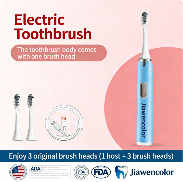 😁🌎 Jiawencolor™ Sonic Toothbrush | 700% Plaque Removal🔥 ✅ FDA Registered | ADA Accepted🦷