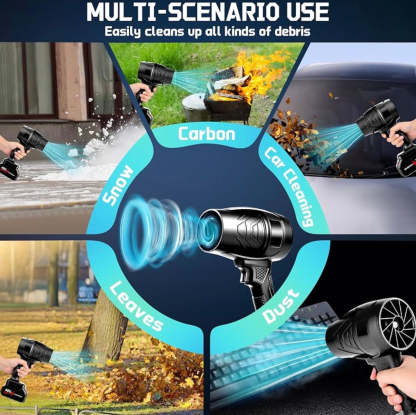 Stepless Speed Blower, Electric Air Duster, Portable and Compact, Powerful Motor,Material, for Blowing, Drying, Dust Blowing, Snow Blowing, Yard Cleaning