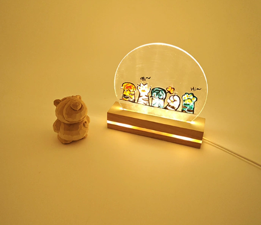 🌲🎁Christmas Gift 50% Off--Acrylic Mini Night Light Message Board