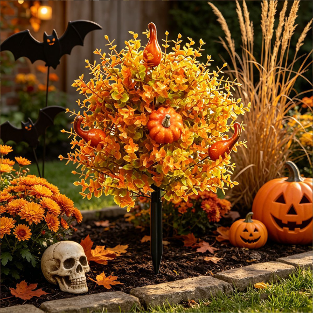 Fall Pumpkin Topiary: Whimsical Harvest Decor 🍂