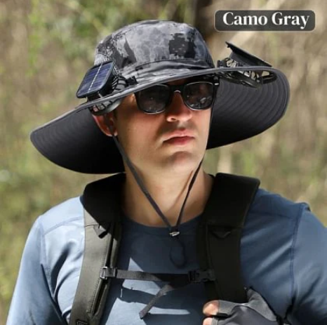 🔥HOT SALE NOW 49% OFF🔥Solar Cooling Sun Hat – Portable Fan Cap