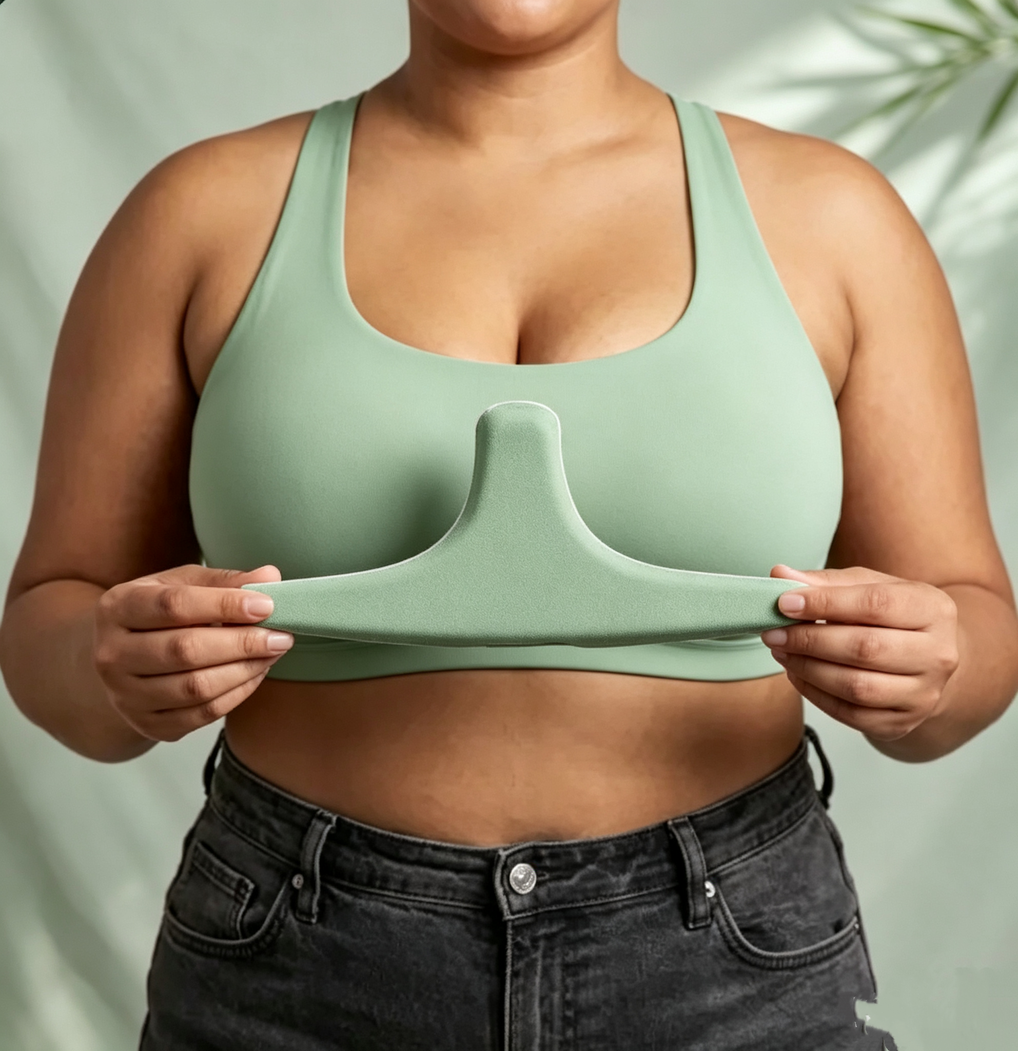 Patented T-Shaped Bra Sweat Liner | Ultra Moisture-Wicking Anti-Sweat Bra Pad for All Bust Sizes