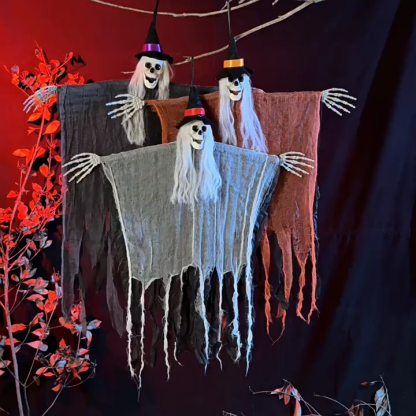 ​​Hanging Skeleton Ghost Decoration​