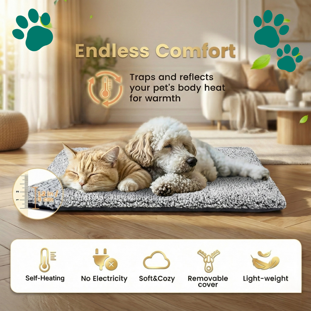 LovingPaws Cozy Self-Heating Pet Bed&trade;