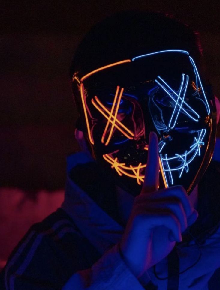 Cold Light Halloween Mask Blind Box