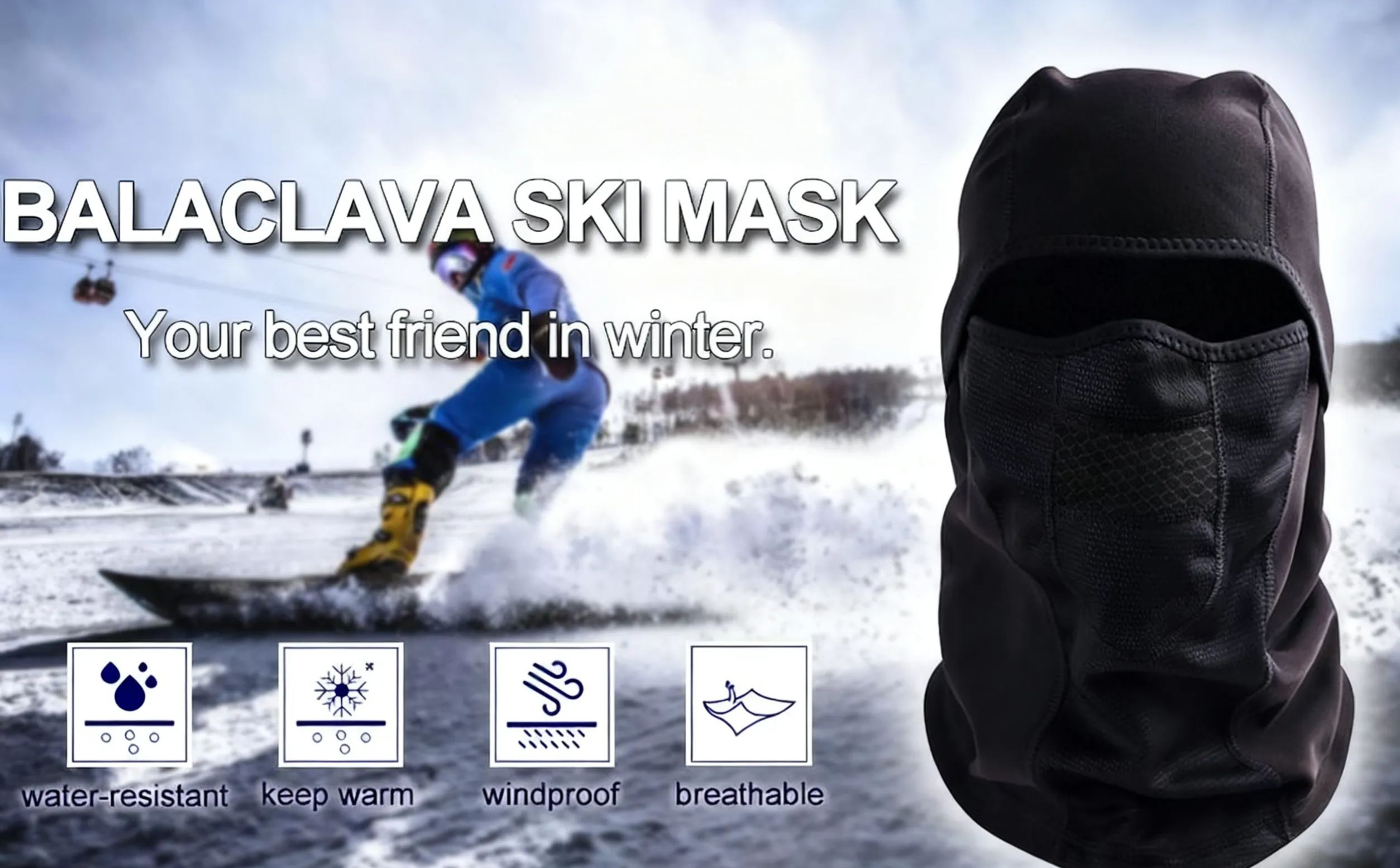 Warmth-retaining face mask