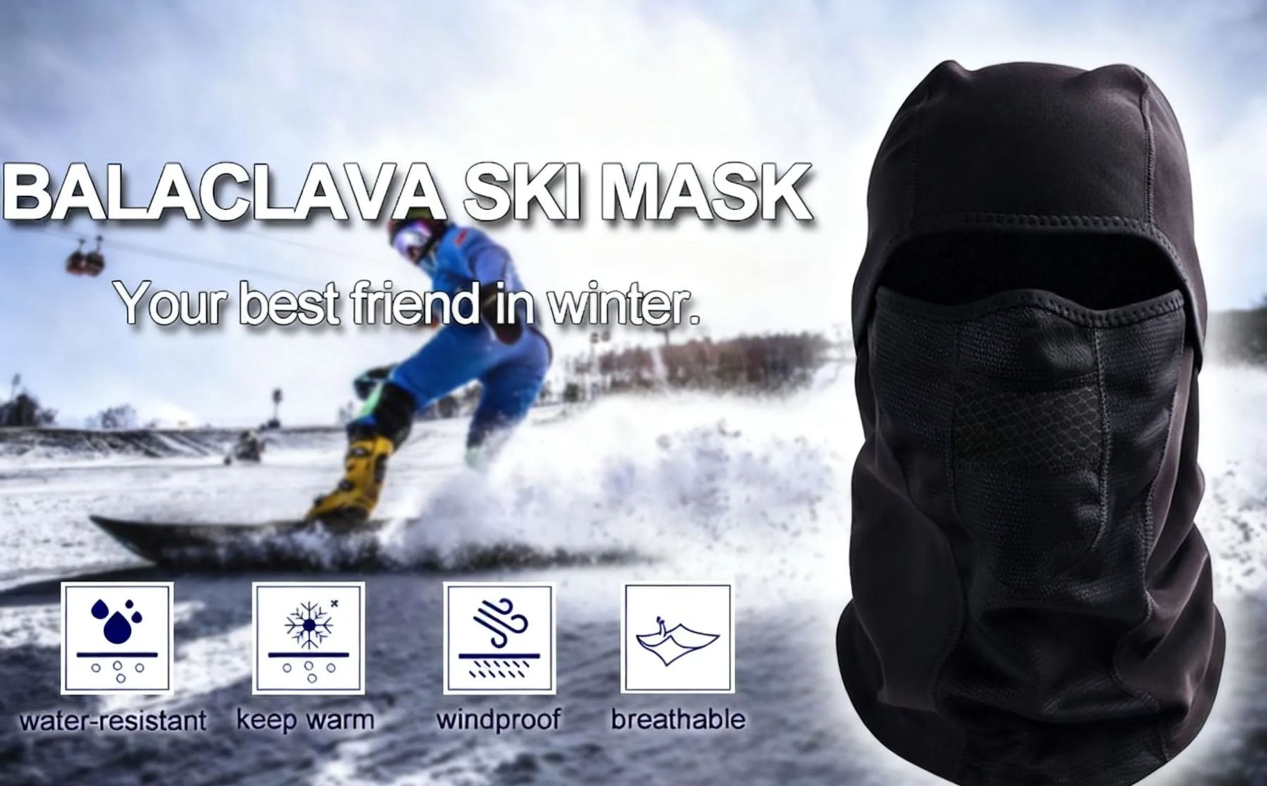 Warmth-retaining face mask